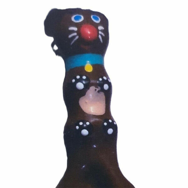 CONDOMERIE - HANDPAINTED NOVELTY CONDOMS BROWN DACHSHUND XL