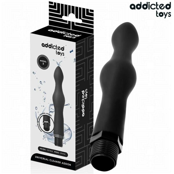 ADDICTED TOYS - ANAL CLEANER WITH UNIVERSAL ADAPTER MODEL 3