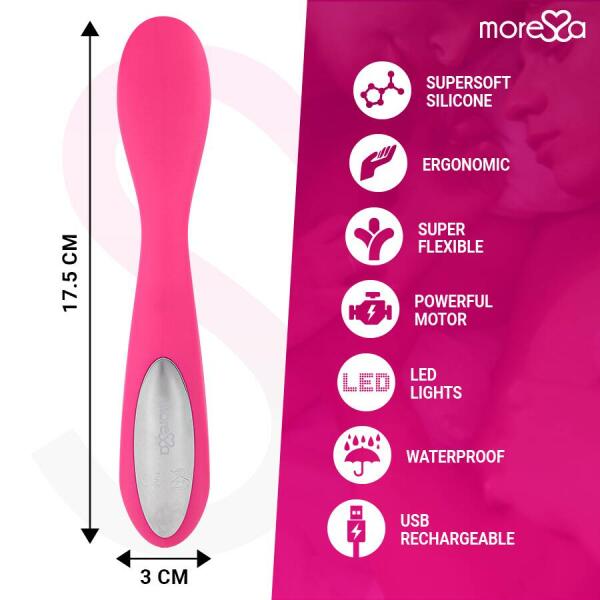 MORESSA - DRUSO PREMIUM SILICONE RECHARGEABLE