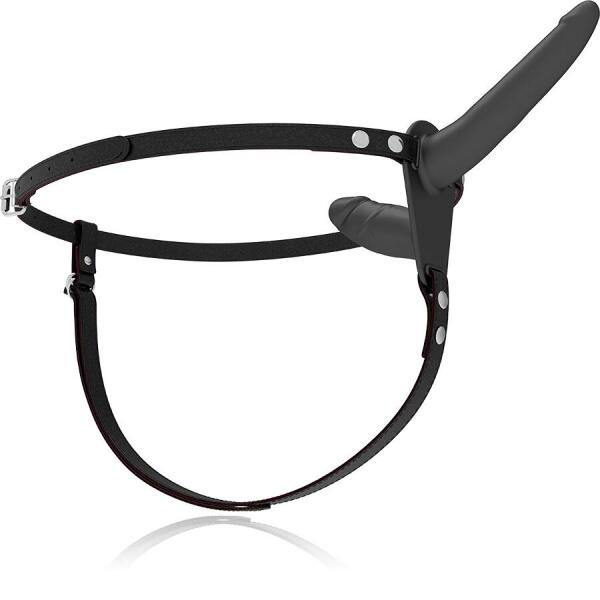 FETISH SUBMISSIVE DOUBLE PENETRIX STRAP-ON BLACK UP