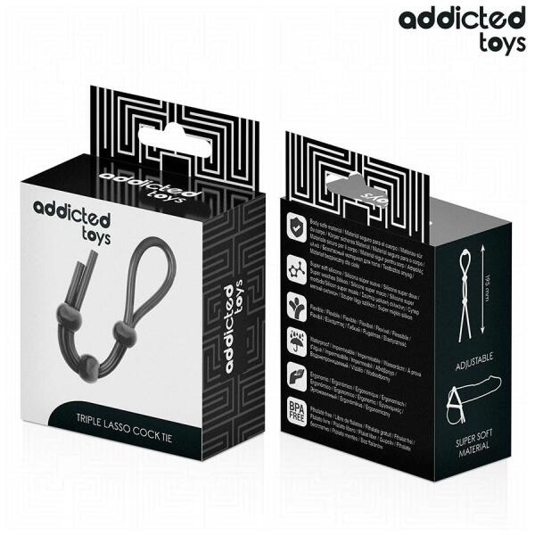 ADDICTED TOYS - SILICONE ROPE FOR THE TRIPLE LOOP PENIS