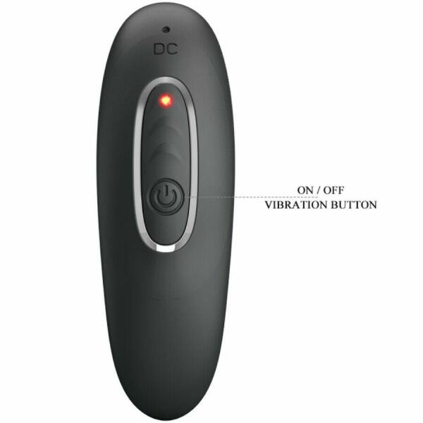 PRETTY LOVE - REMINGTON ANAL AND VAGINAL VIBRATING MASSAGER BLACK