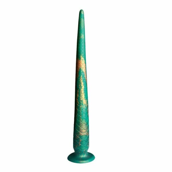 POWER MONSTERS - WILDWYRM TAIL BICOLOR FANTASY SILICONE DILDO 47 CM &Oslash; 4 CM