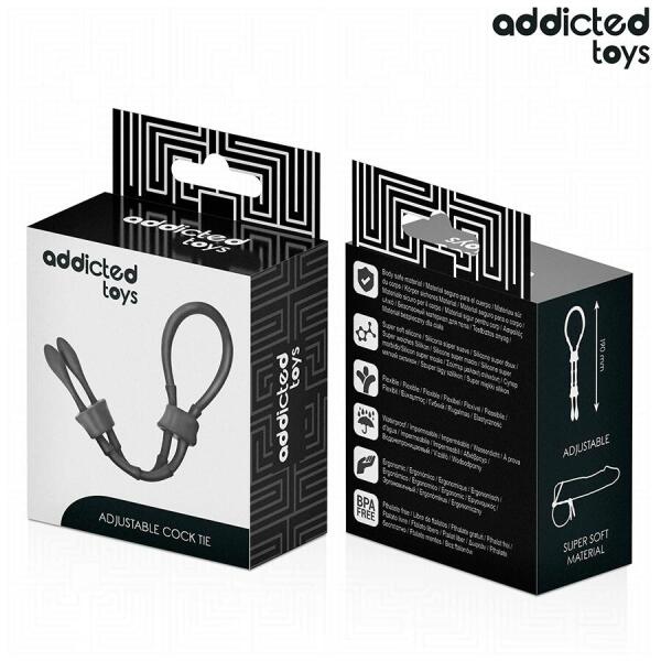 ADDICTED TOYS - ADJUSTABLE SILICONE ROPE FOR THE PENIS