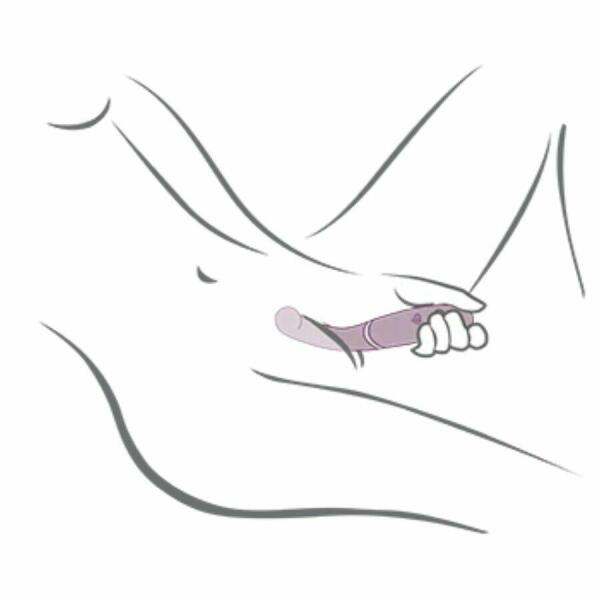 ROCKS-OFF - GEMINI DUAL VIBRATOR G-SPOT CLITORIS STIMULATOR PURPLE