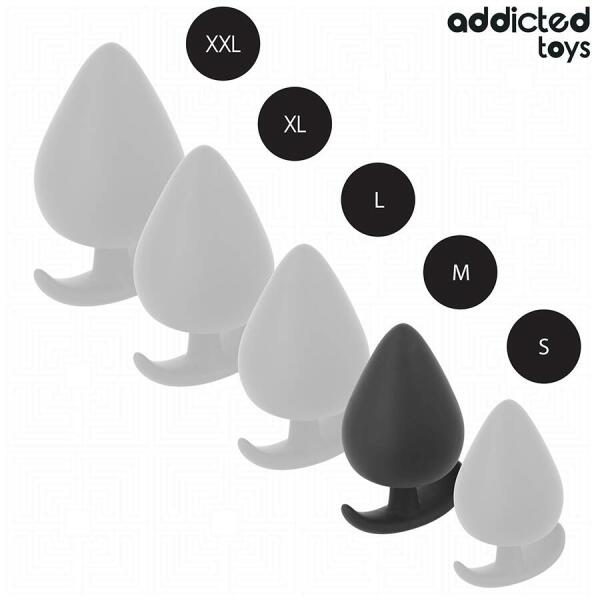 ADDICTED TOYS - ANAL PLUG SILICONE SIZE M 6.6 CM