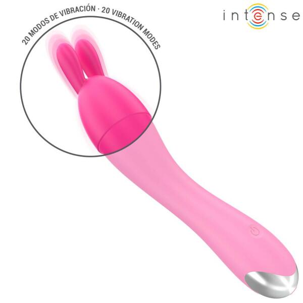 INTENSE - CHER VIBRATOR WITH 20 PATTERNS AND INTERCHANGEABLE HEADS