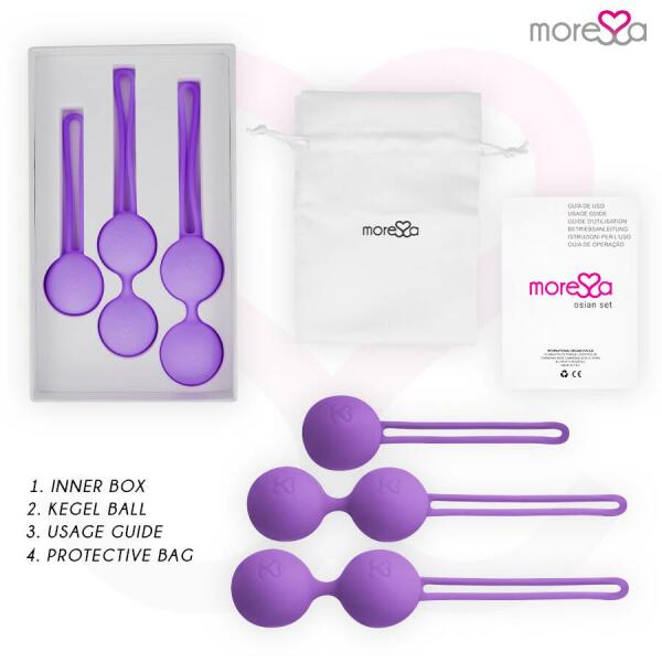 MORESSA - OSIAN SET PREMIUM LILAC SILICONE