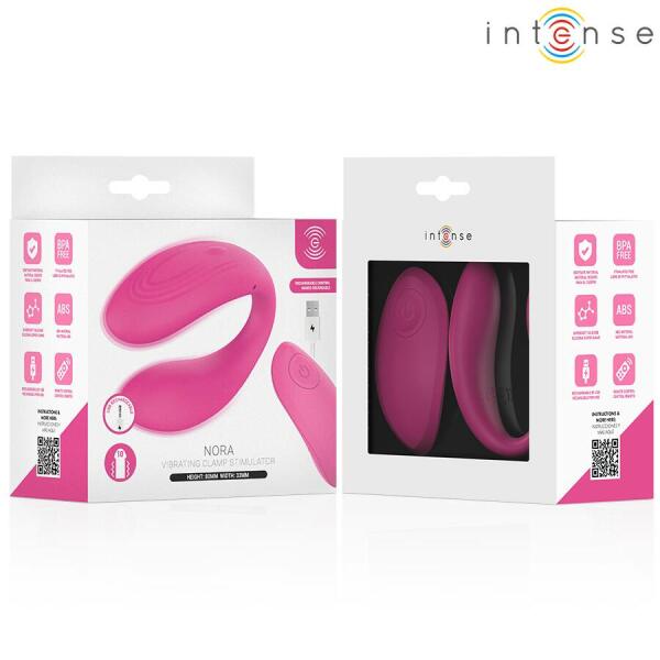 INTENSE - NORA VIBRATING CLAMP STIMULATOR PINK