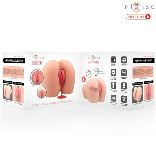 INTENSE FIRST TIME - ARIANA VIRGIN VIBRATOR MASTURBATOR WITH BLEEDING