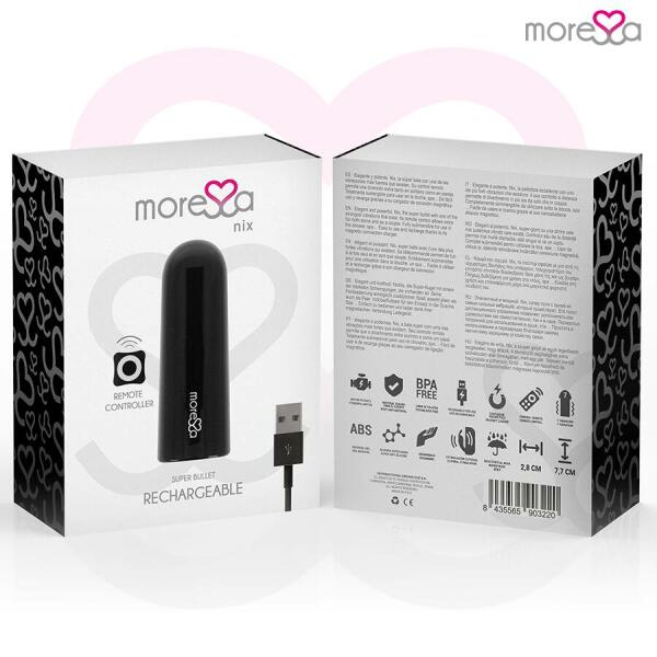 MORESSA - NIX VIBRATOR REMOTE CONTROL BLACK