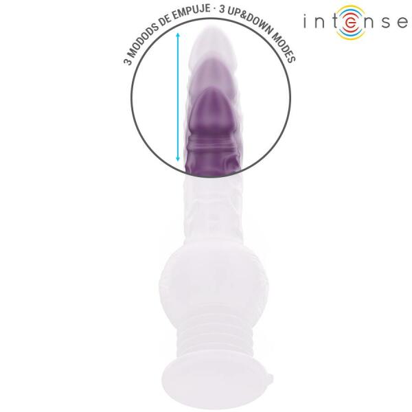 INTENSE - TATUM MULTIFUNCTION VIBRATOR WITH UP AND DOWN VIBRATION 24 CM PURPLE