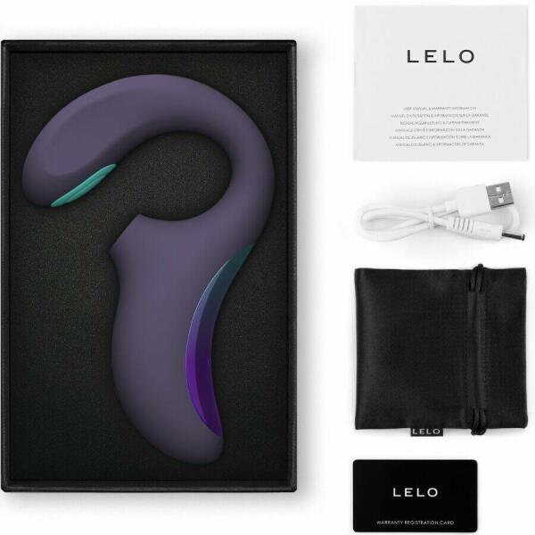 LELO - ENIGMA DOUBLE SONIC VIBRATOR POINT G CYBER PURPLE