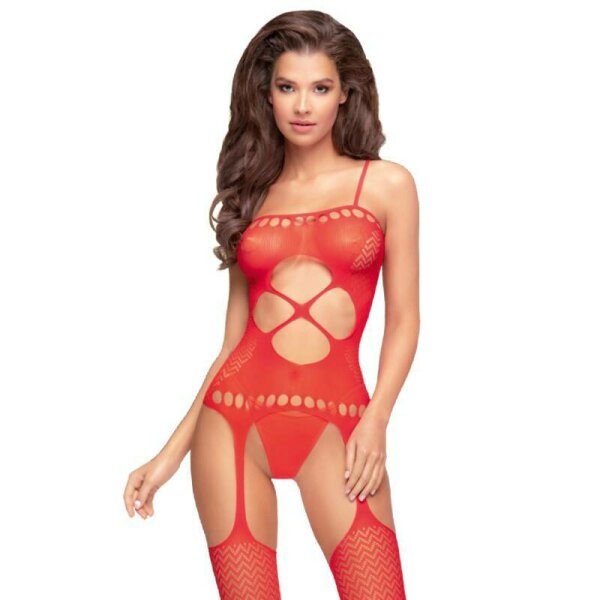 PENTHOUSE - HOT NIGHTFALL BODYSTOCKING ROJO