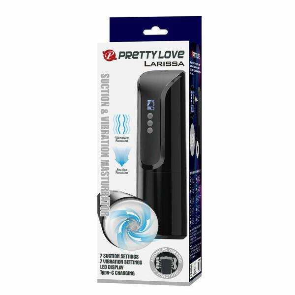 PRETTY LOVE - LARISSA VIBRATING SUCTION MASTURBATOR