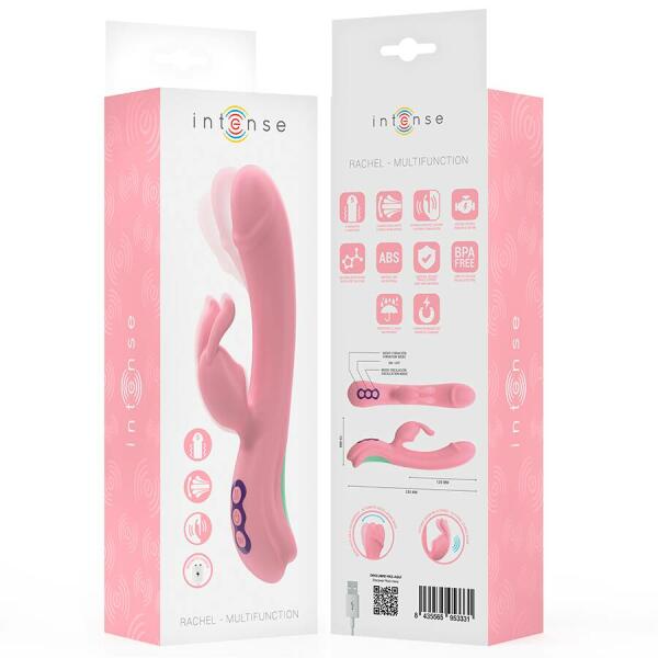 INTENSE - RACHEL RABBIT VIBRATOR 5 VIBRATIONS PINK