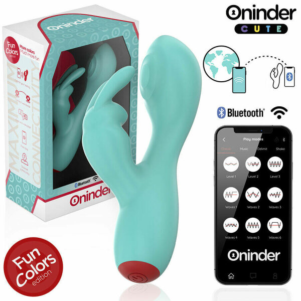 ONINDER CUTE - LOVE BUNNY G-SPOT CLITORAL VIBRATOR - FREE WORLDWIDE APP