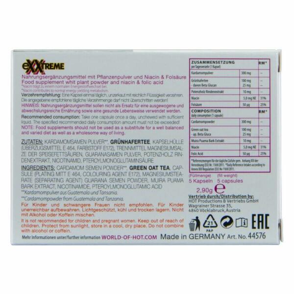 HOT - EXXTREME LIBIDO CAPS WOMAN 5 UNITS