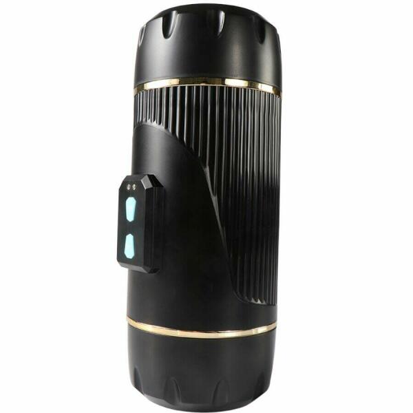 SHEQU - KAY DOUBLE MASTURBATOR WITH DUAL MOUTH AND VAGINA VIBRATION