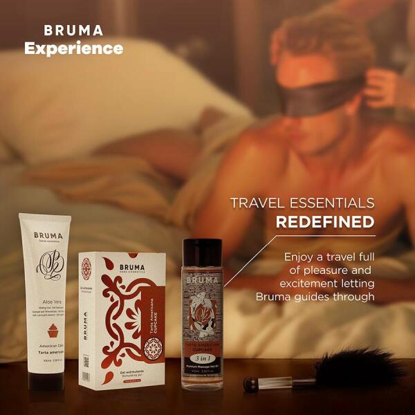 BRUMA XPERIENCE - SWEET AMERICAN TART TEMPTATION KIT WITH ORGASM ENHANCER