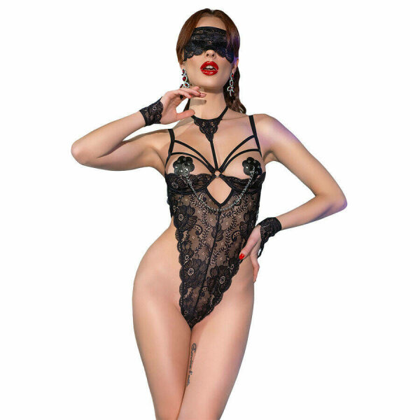 CHILIROSE - CR 4488 BODY LACE NEGRO
