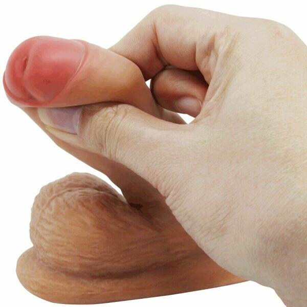 PRETTY LOVE - WARNELL ULTRA REALISTIC AND ELASTIC DILDO 9.5 CM MULATO