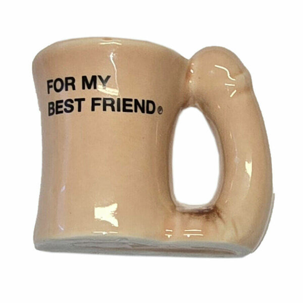 DIABLO PICANTE – CERAMIC MUG MAGNET WITH PENIS HANDLE “FOR MY BEST FRIEND”