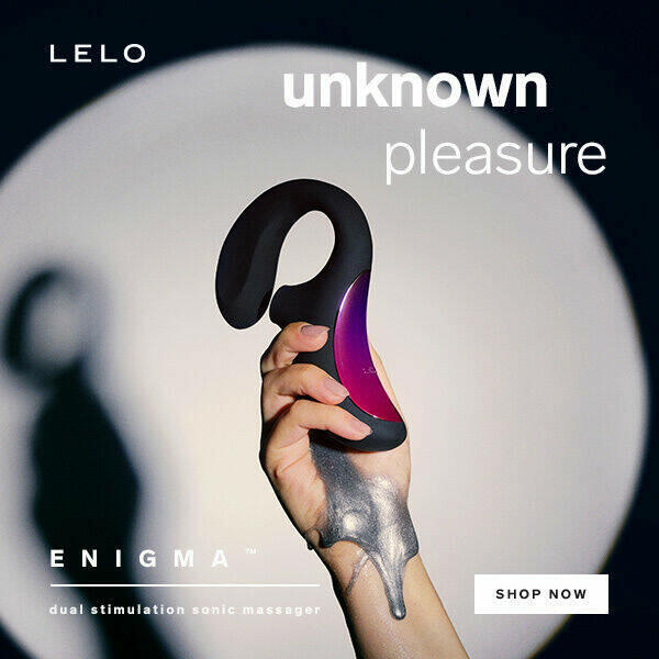 LELO - ENIGMA DOUBLE SUCTION STIMULATION MASSAGER BLACK
