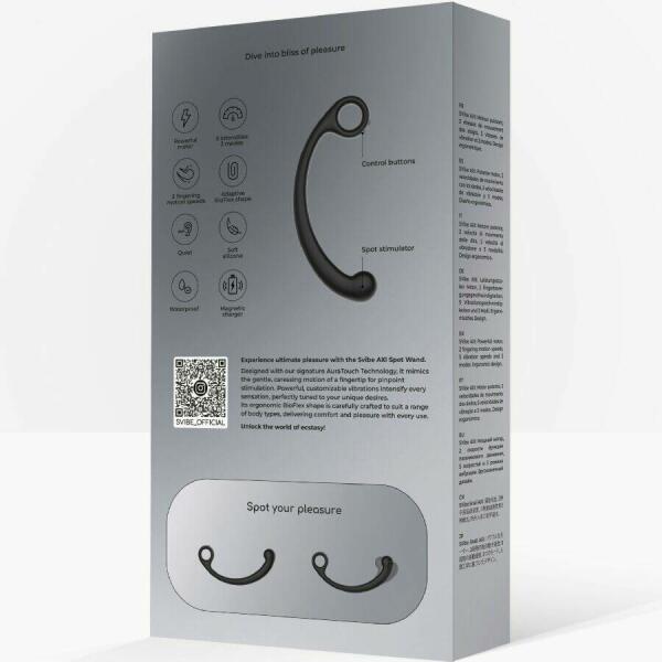 SNAIL VIBE - AXI VIBRATING MASSAGE WAND BLACK