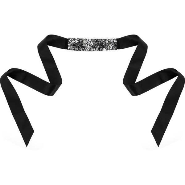 COQUETTE CHIC DESIRE - LACE MASK BLACK