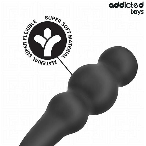 ADDICTED TOYS - ANAL PLUG WITH RING SILICONE MODEL 1