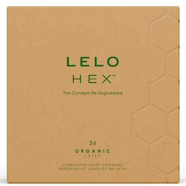 LELO - HEX ORGANIC CONDOM BOX 36 UNITS