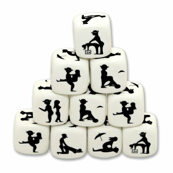 DIABLO PICANTE - WHITE POSING DICE