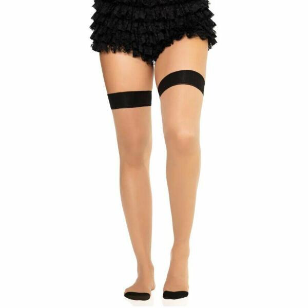 LEG AVENUE - 1963 SPANDEX BACKSEAM STOCKINGS BLACK - ONE SIZE