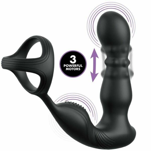 ANAL FANTASY ELITE COLLECTION - VIBRATING ANAL RING AND MASSAGER WITH REMOTE CONTROL