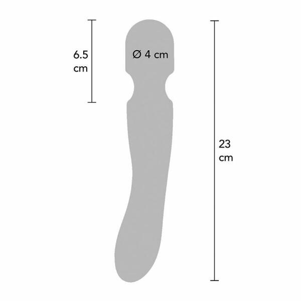 TOYJOY - LIGHT ZENITH WAND MASSAGER BLACK