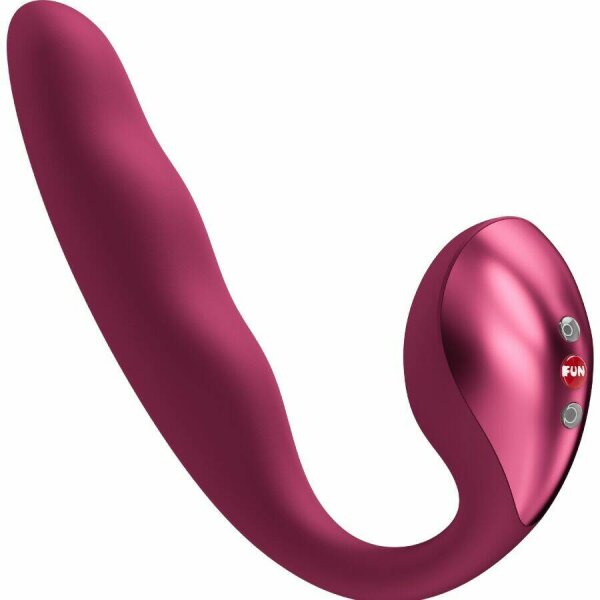 FUN FACTORY - ALLEGRO INSERTABLE DOUBLE AIR PULSE VIBRATOR WINE RED