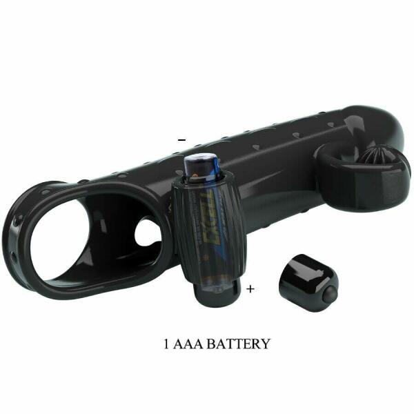ROMANCE - VIBRATING PENIS SLEEVE BLACK