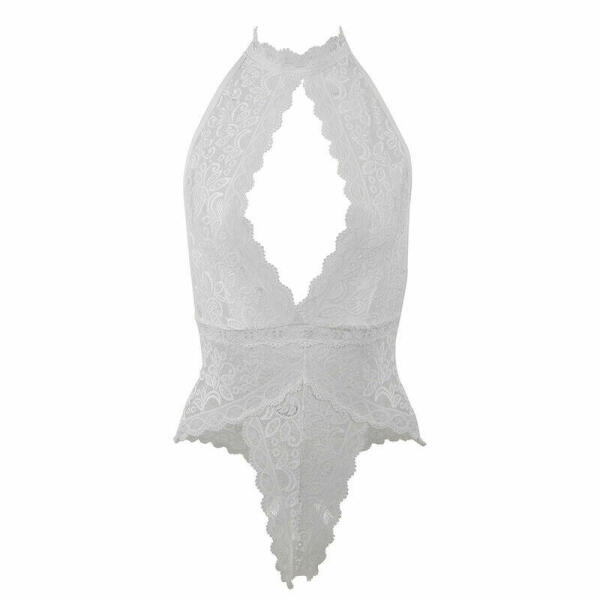 SUBBLIME - 953850 LACE BODYSUIT WHITE S/M