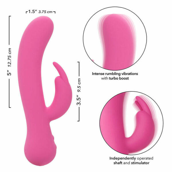 CALEXOTICS - FIRST TIME VIBRATOR RABBIT RECHARGEABLE PINK