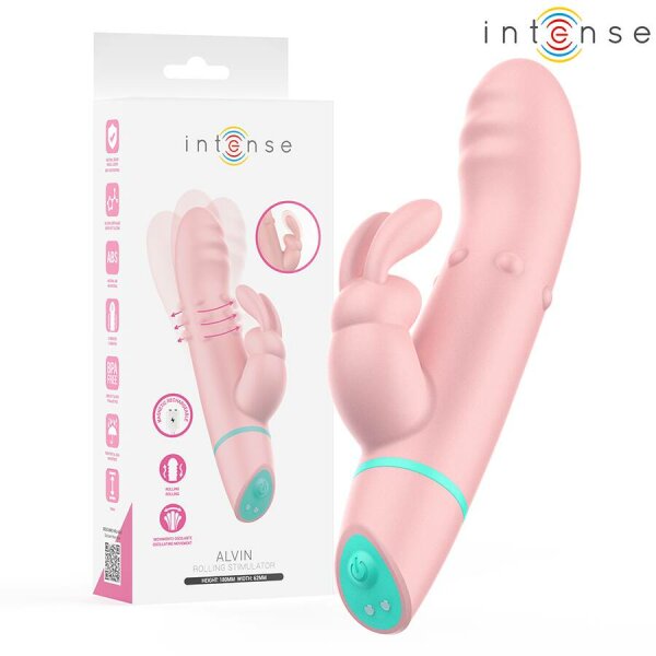 INTENSE - ALVIN RABBIT STIMULATOR & ROLLING VIBRATOR + OSCILLATING