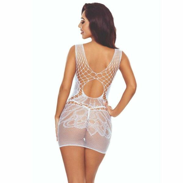 PASSION - BS111 BODYSTOCKING WHITE LACE