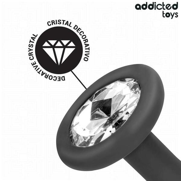 ADDICTED TOYS - SET OF 3 ANAL PLUG SILICONE WITH JEWEL