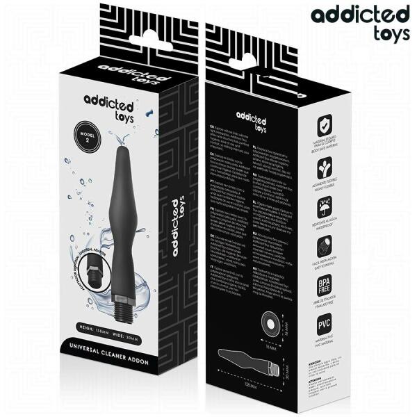 ADDICTED TOYS - ANAL CLEANER WITH UNIVERSAL ADAPTER MODEL 2