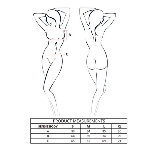 PASSION - SENSIE BODY BURGUNDY S/M