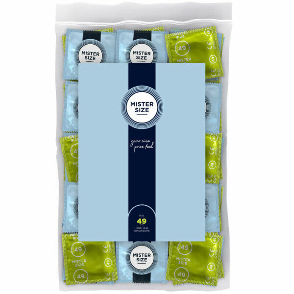 MISTER SIZE - CONDOM SIZE S 49 MM (100 UNITS)