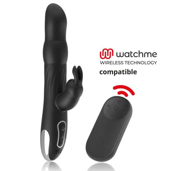 BRILLY GLAM - MOEBIUS RABBIT VIBRATOR & ROTATOR + WATCHME REMOTE CONTROL