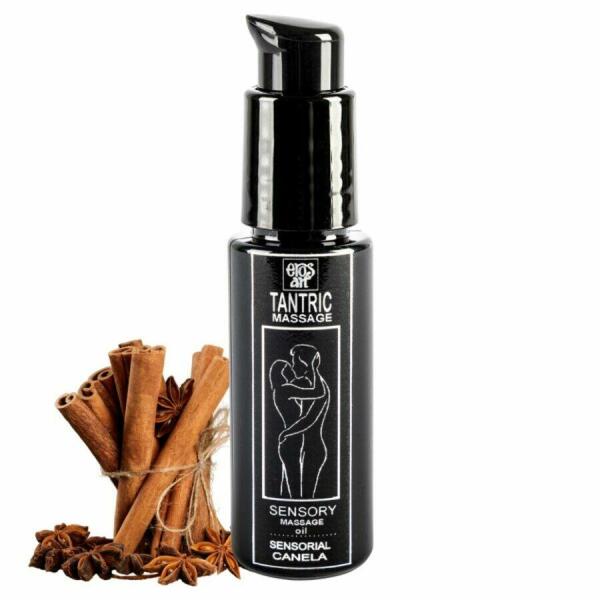 EROS-ART - NATURAL TANTRIC MASSAGE OIL AND APHRODISIAC CINNAMON 30 ML