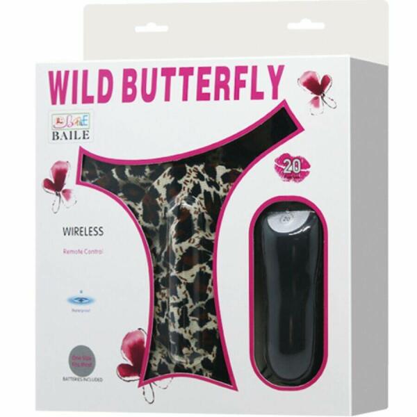 BAILE - THONG WITH VIBRATING BULLET AND REMOTE CONTROL BLACK