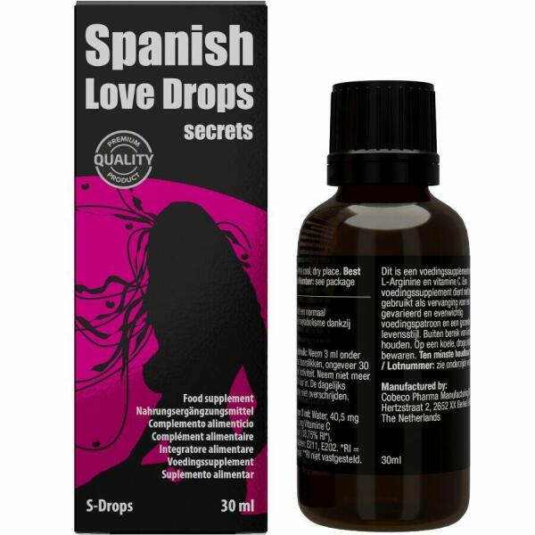 COBECO - SPANISH LOVE DROPS SECRETS LOVE DROPS 30 ML